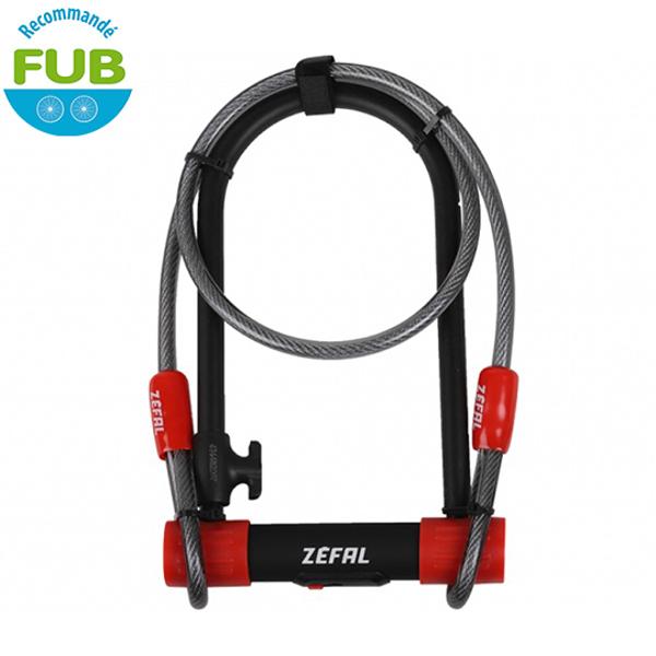 Antivol vélo u 115 x 230mm zéfal traz u13