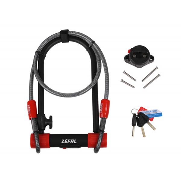 Antivol vélo u 115 x 230mm zéfal traz u13