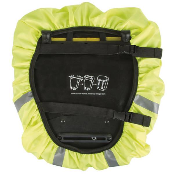 Housse de protection sac à dos m wave fluo avec poche rangement