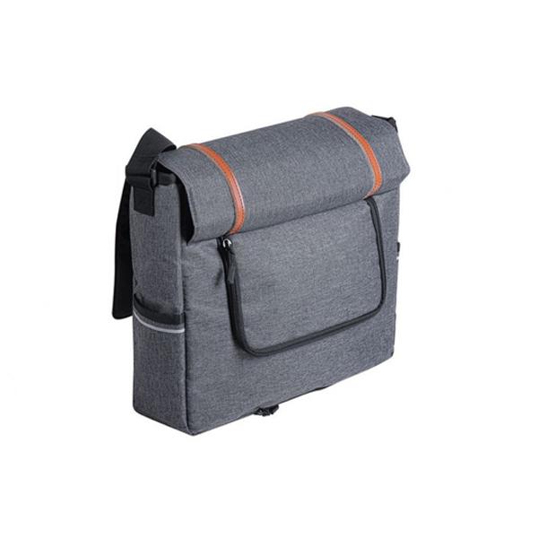 Sacoche vélo porte bagage zéfal urban messanger gris 11 litres