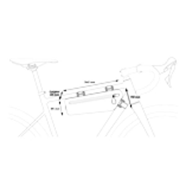 Sacoche vélo cadre gravel zéfal z adventure c2