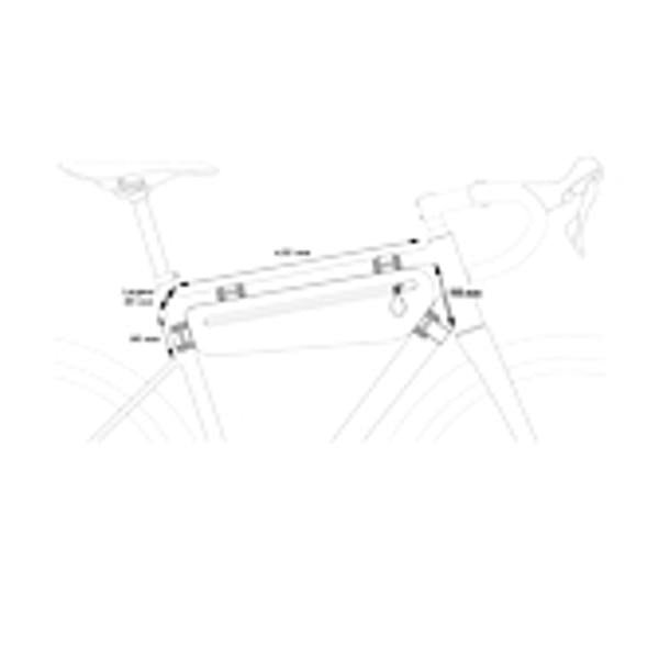Sacoche vélo cadre gravel zéfal z adventure c3