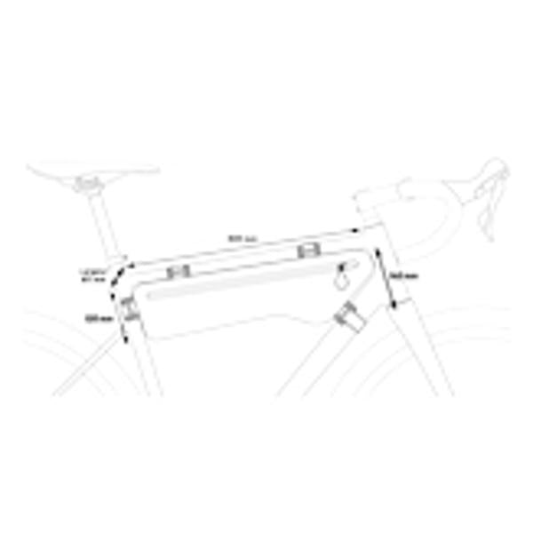 Sacoche vélo cadre gravel zéfal z adventure c4