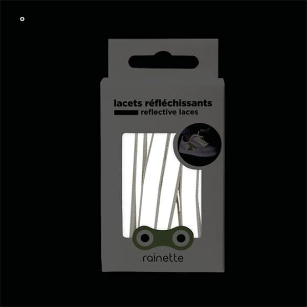 Lacet réflechissant rainette jaune fluo 120 cm