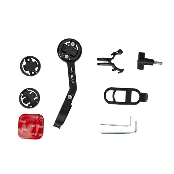 Support compteur smartphone / gps kheax fixation cintre tripod alu