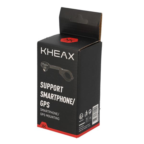 Support compteur smartphone / gps kheax fixation cintre tripod alu