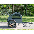 Remorque animaux optimiz gris / fix. moyeu roue 16"