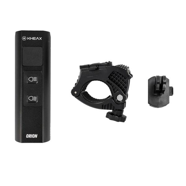 éclairage vélo av recharg.usbc kheax orion 1200l fixation cintre led