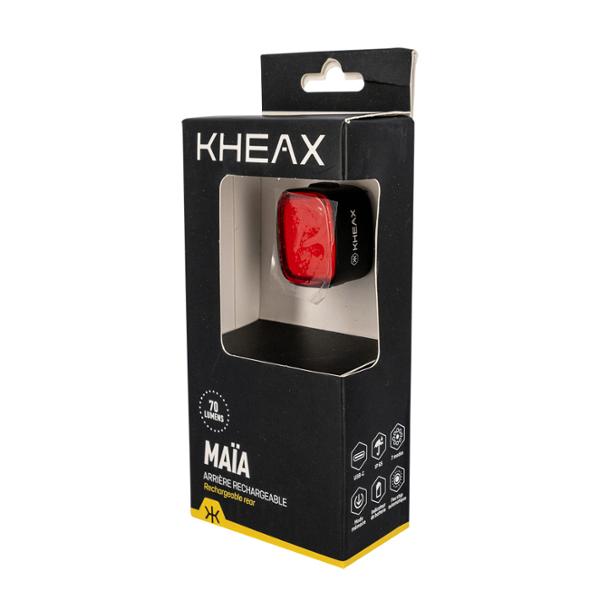 Eclairage vélo ar recharg. usbc kheax maïa 70l