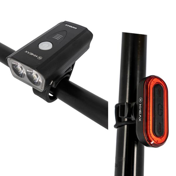 Eclairage vélo av+ar recharg. kheax capella