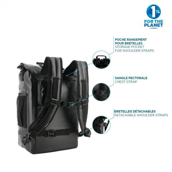Sacoche vélo porte bagage / sac à dos mobilis