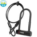 Antivol vélo u 83 x 178mm trelock u5 mini flex avec cable