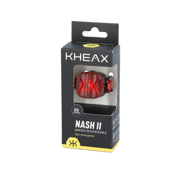 Eclairage vélo ar recharg.usbc kheax nash ii 20l