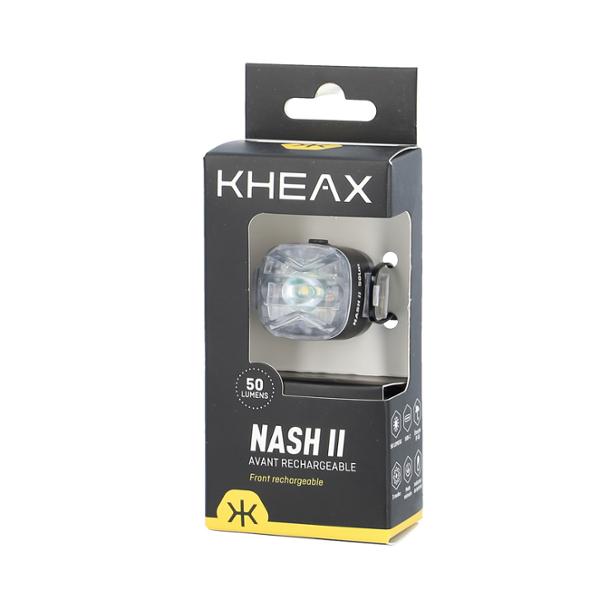Eclairage vélo av recharg.usbc kheax nash ii 50l