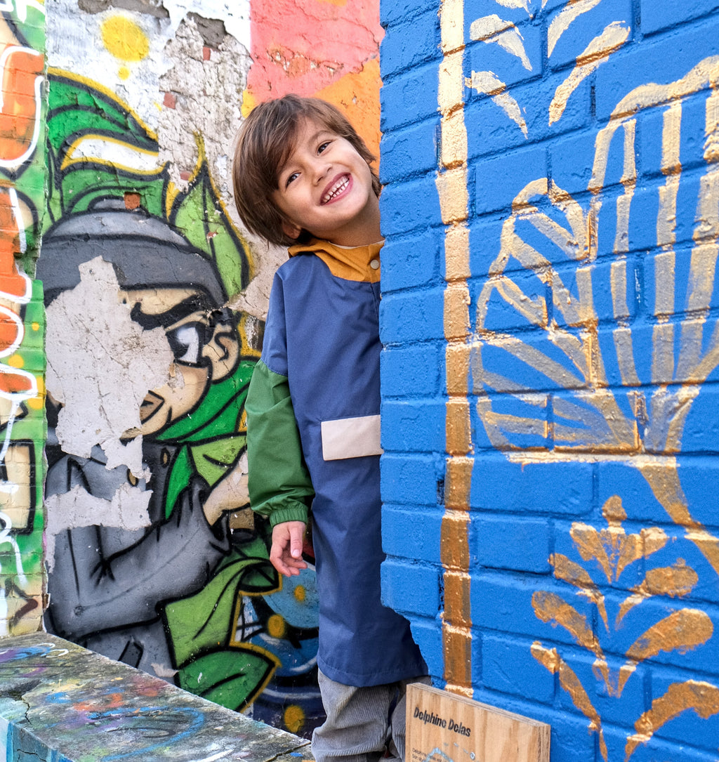 Poncho pluie Ash Blue Kids