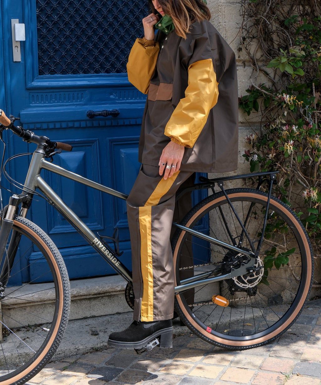 Pantalon de pluie Kaki