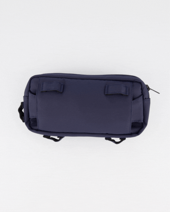 Sac banane | Sacoche vélo réfléchissante motif - medium