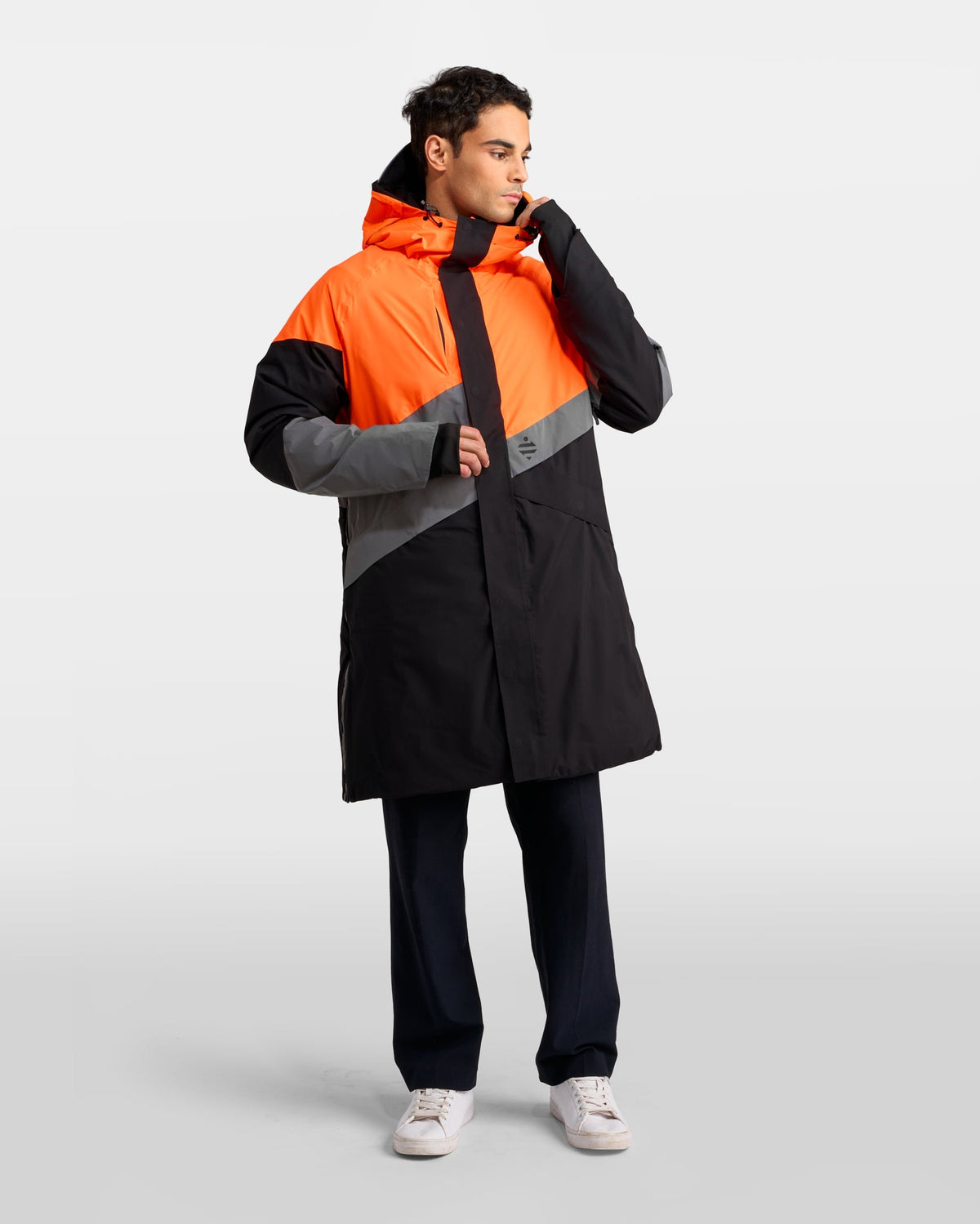 Parka réfléchissante & réversible d'hiver Fluvia