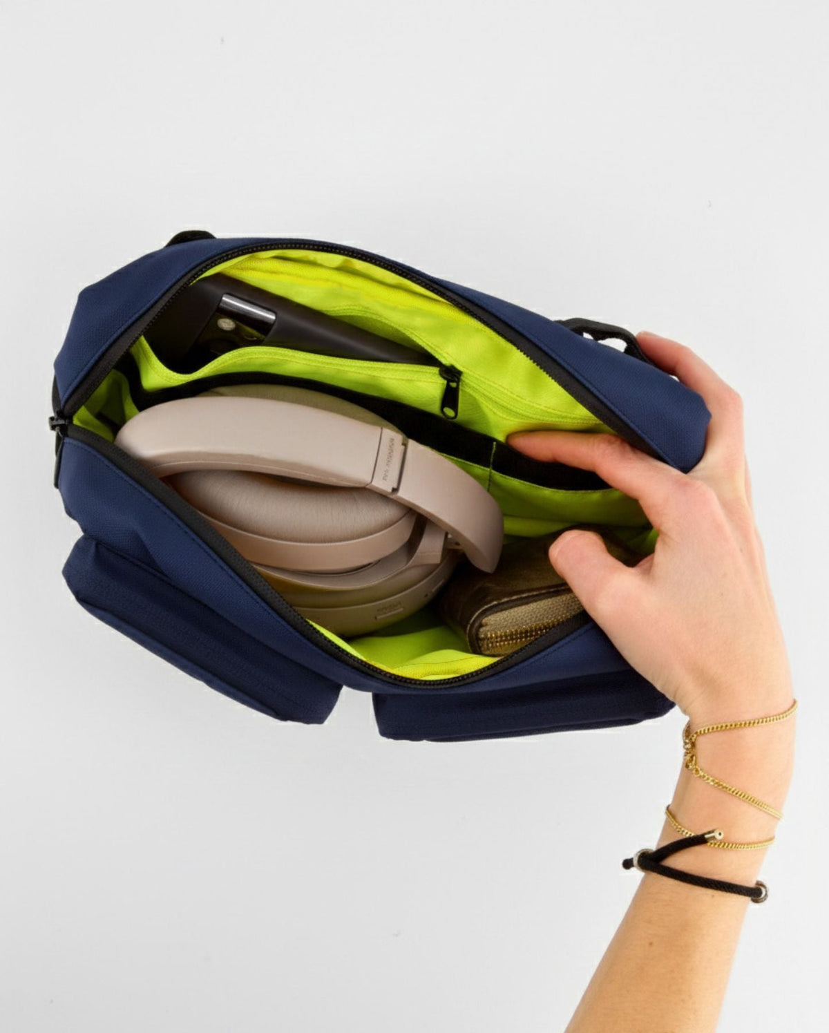 Sac banane | Sacoche vélo réfléchissante - large