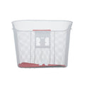 Panier acier XXL blanc avec fixation DMTS