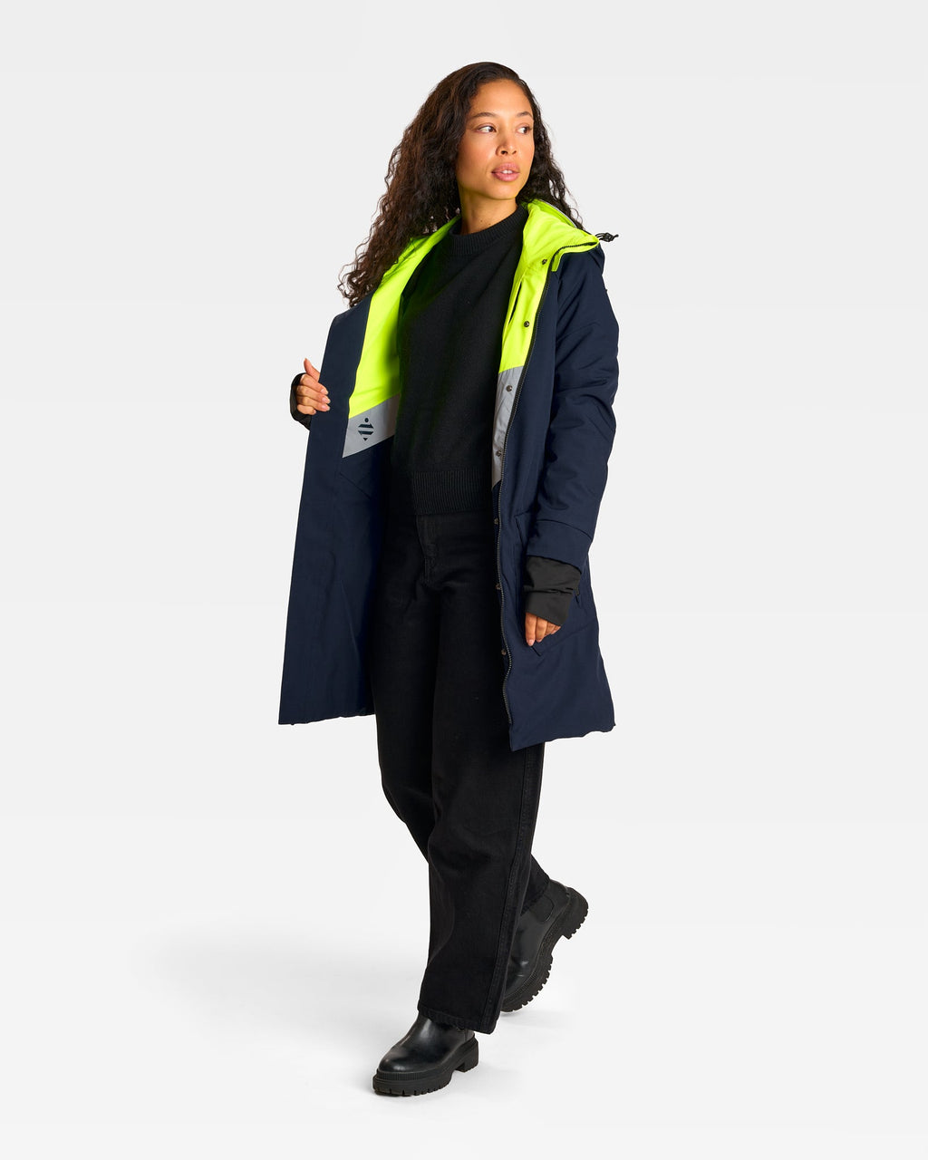 Parka réfléchissante & réversible d'hiver Fluvia