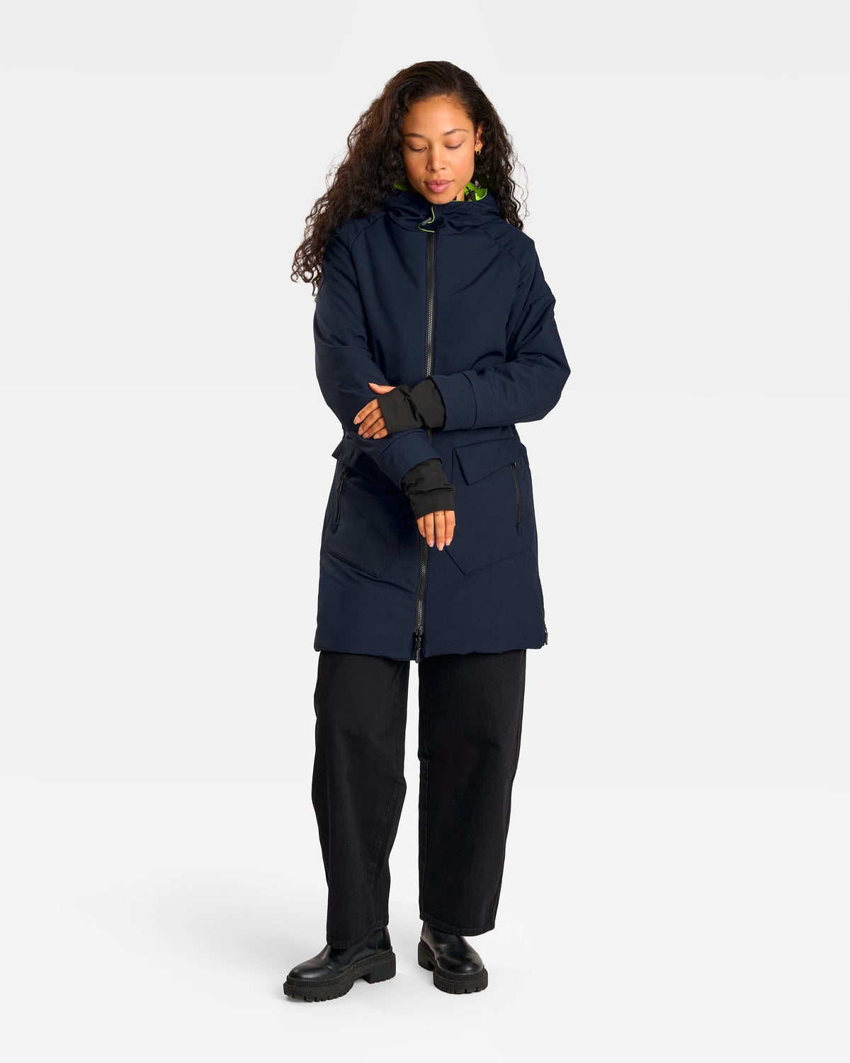 Parka réfléchissante & réversible d'hiver Fluvia