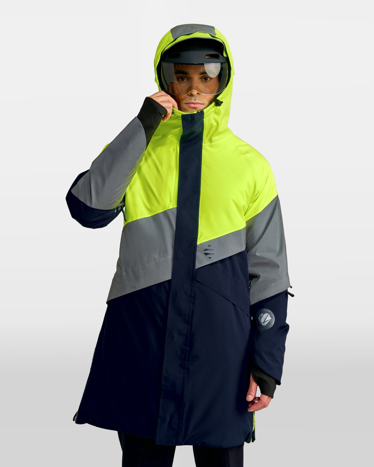 Parka réfléchissante & réversible d'hiver Fluvia