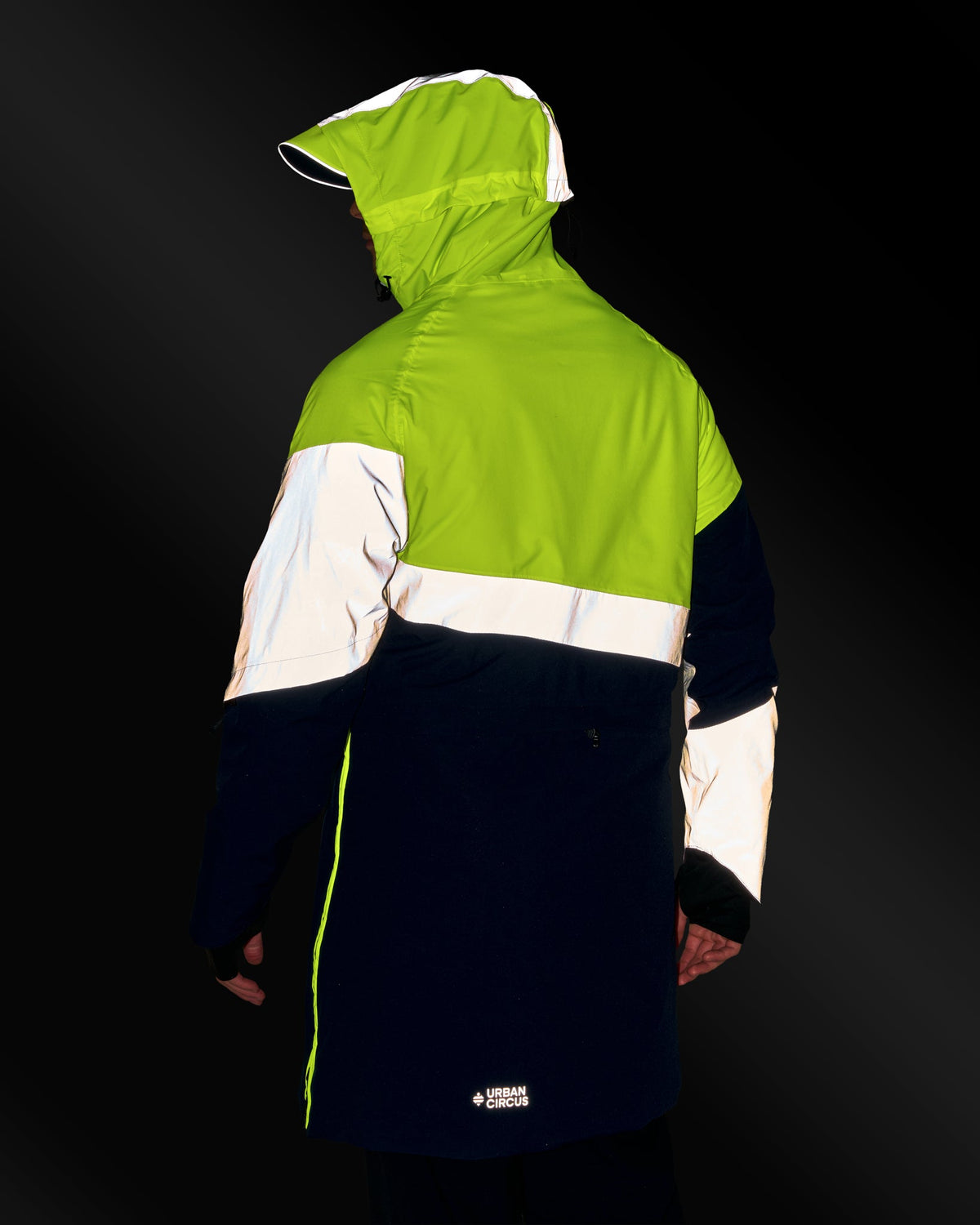 Parka réfléchissante & réversible d'hiver Fluvia