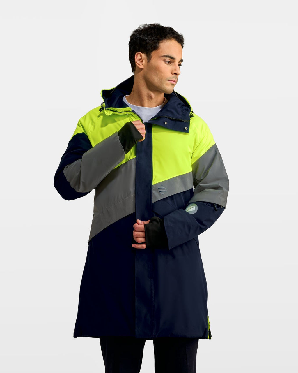 Parka réfléchissante & réversible d'hiver Fluvia