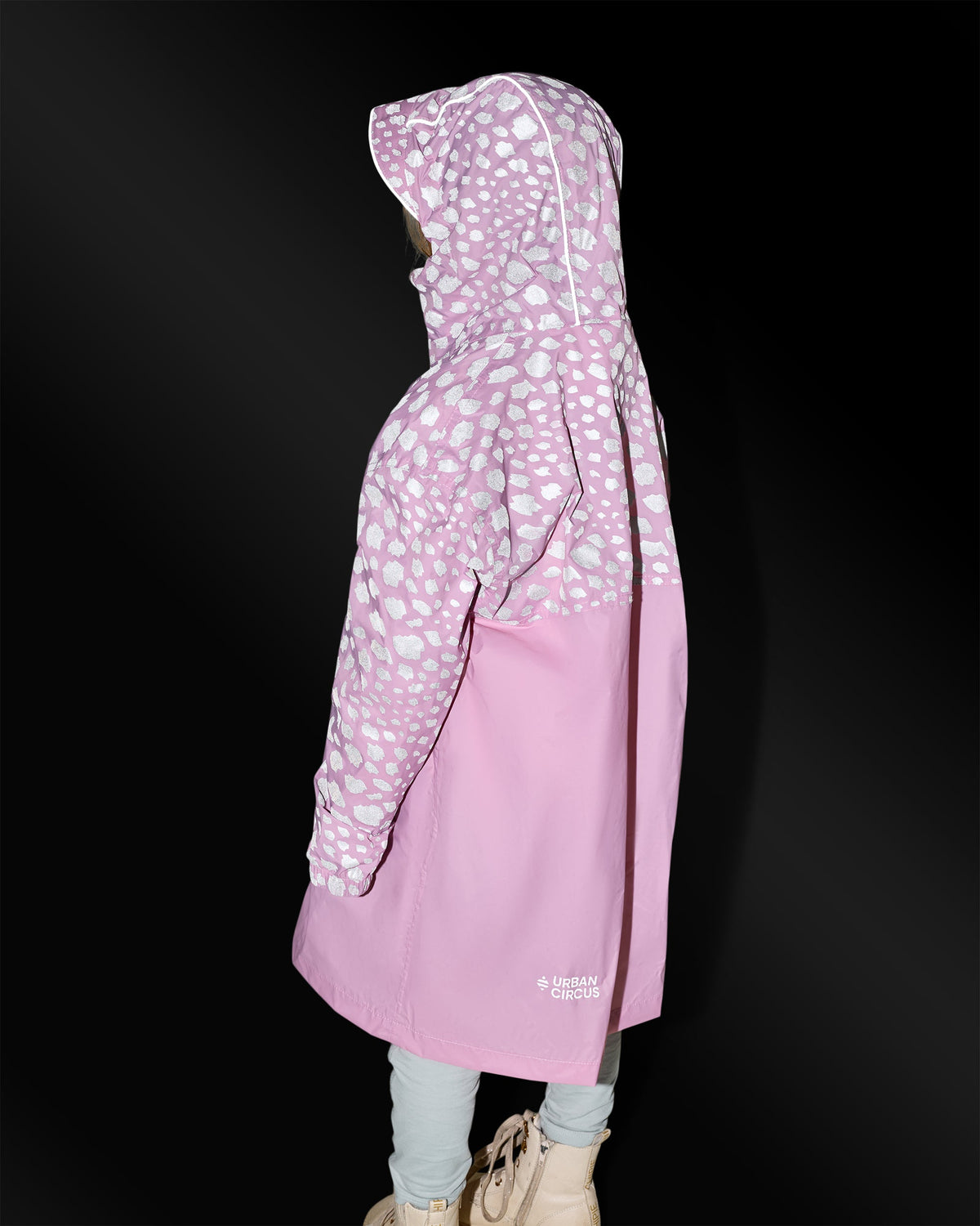 Poncho de pluie zippé Francigena enfant