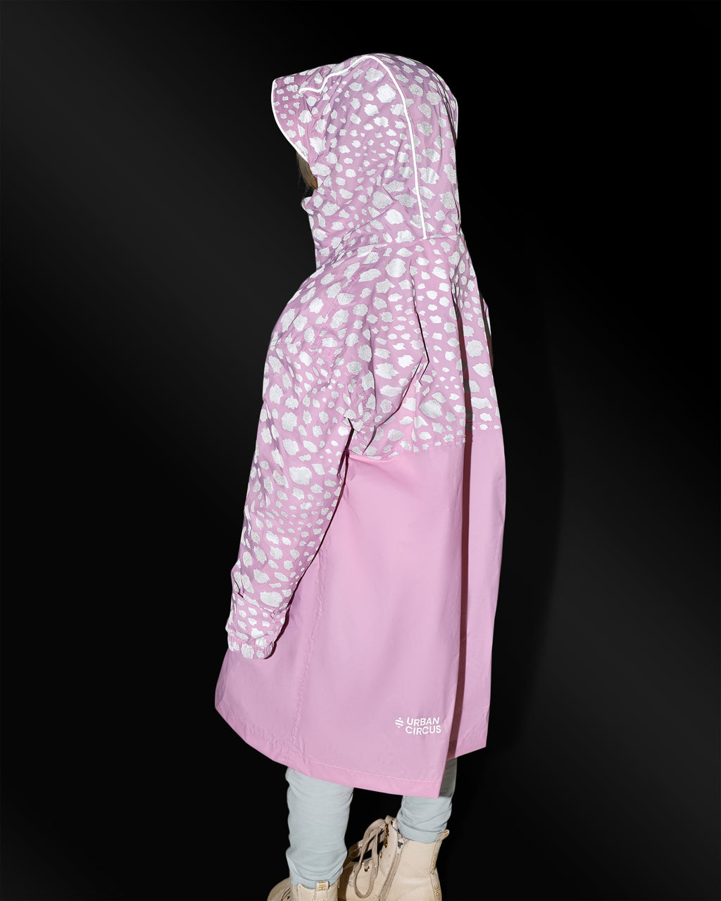 Poncho de pluie zippé Francigena enfant