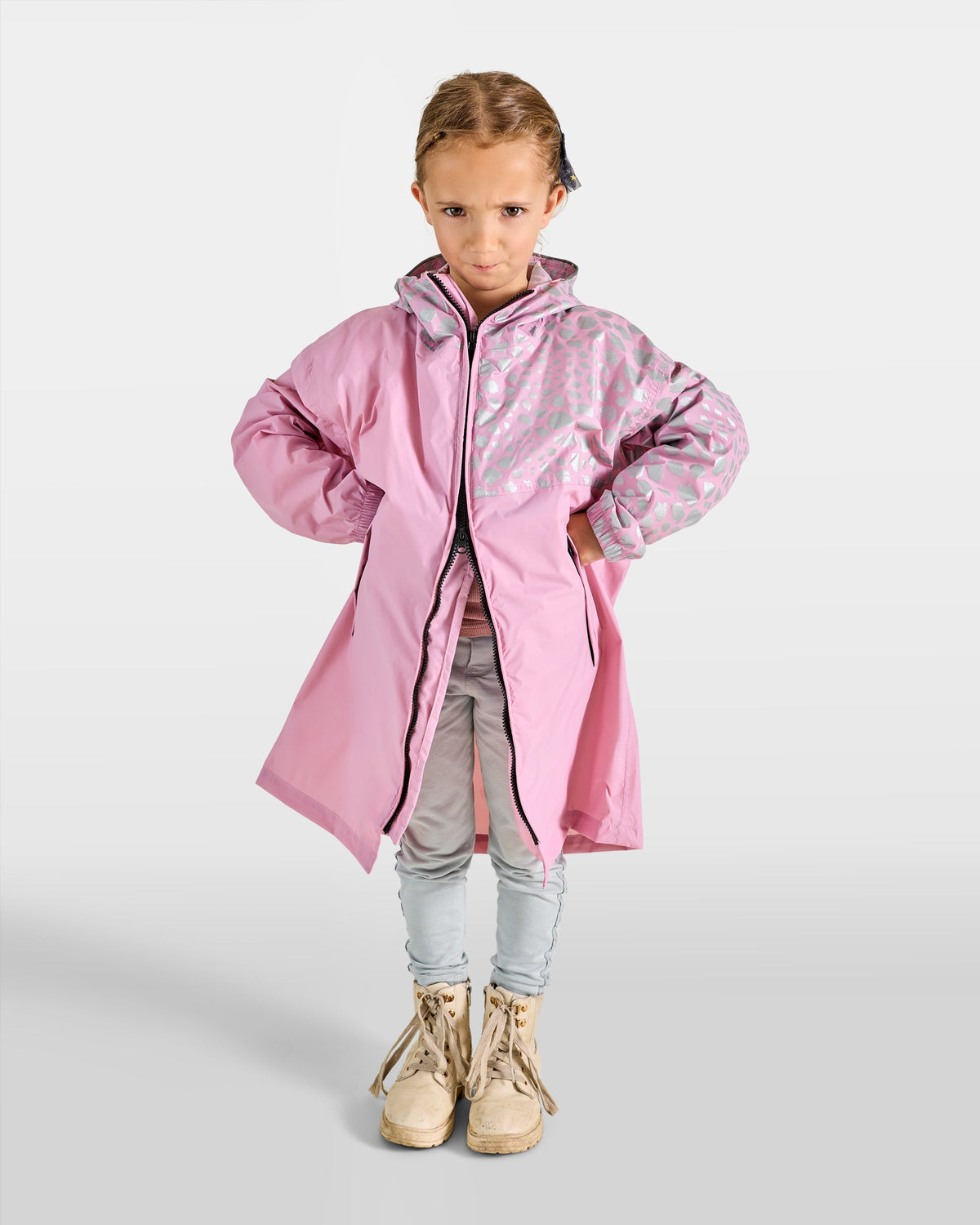 Poncho de pluie zippé Francigena enfant