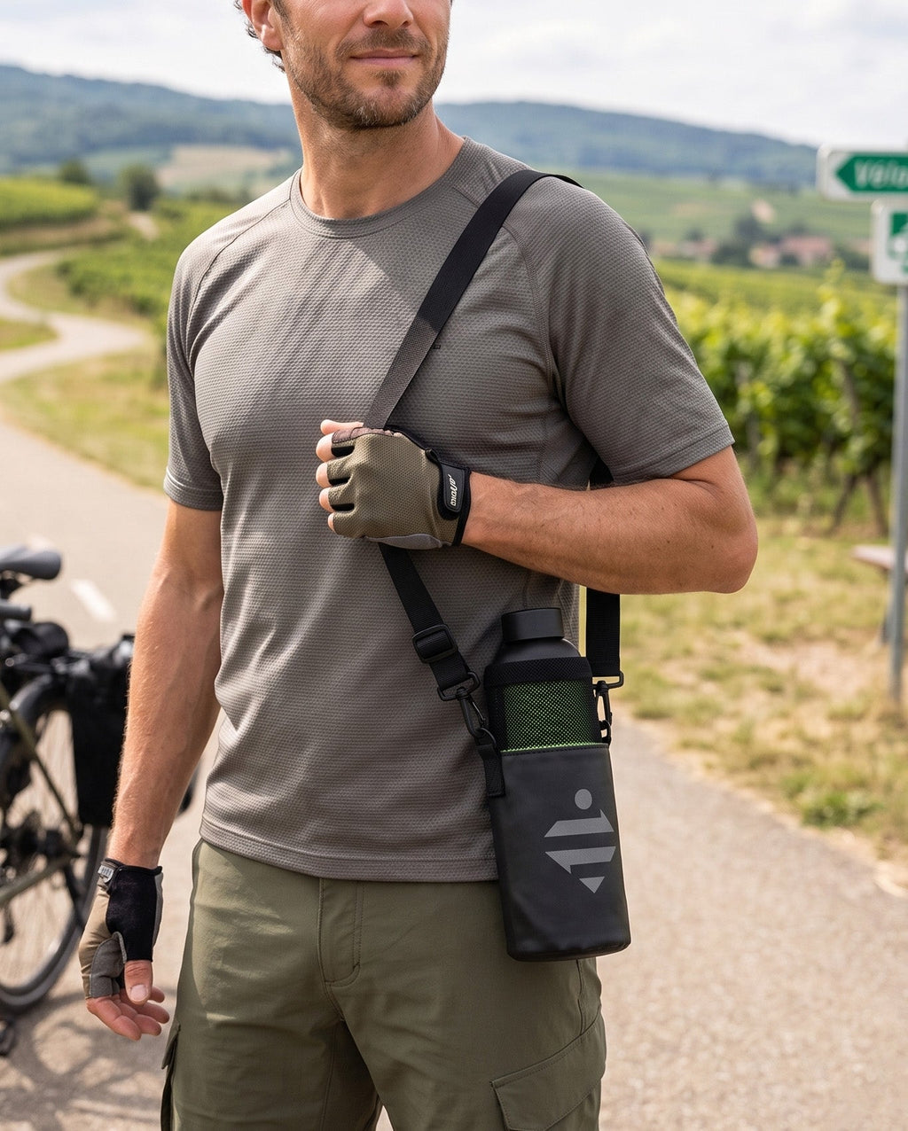 Porte gourde | Sacoche guidon vélo Link Flow