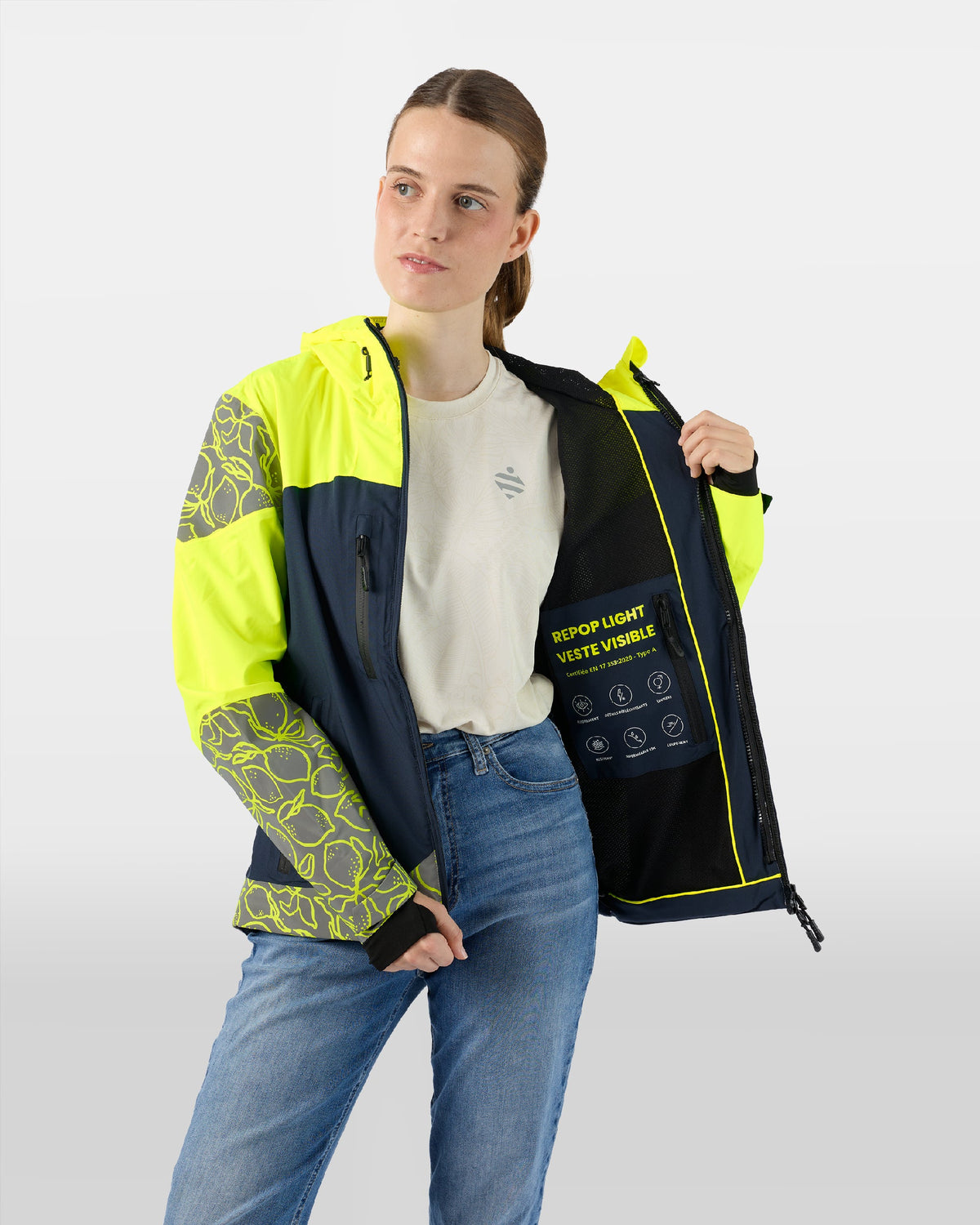 Veste visible & respirante REPOP Light motif