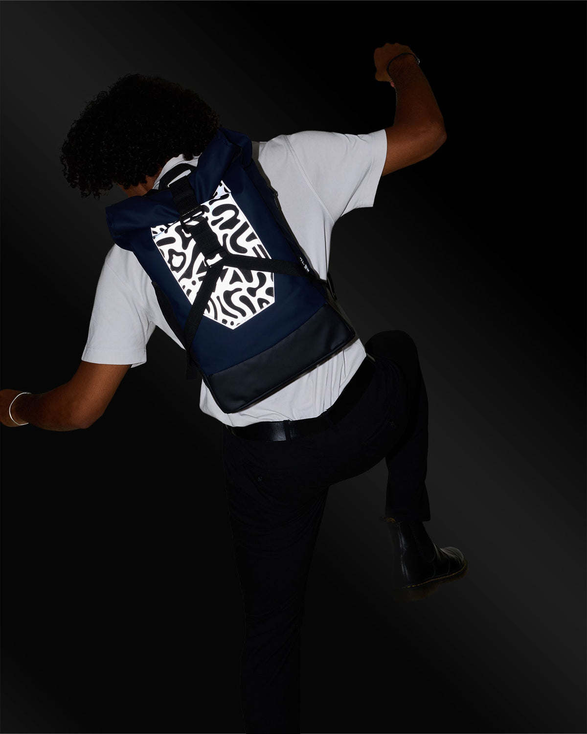 Sac à dos réfléchissant UCRR motif - medium