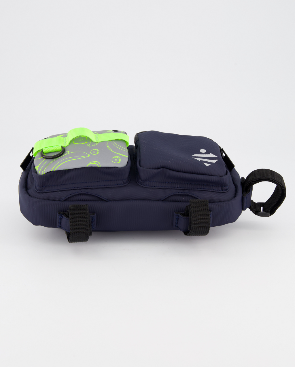 Sac banane | Sacoche vélo réfléchissante motif - medium
