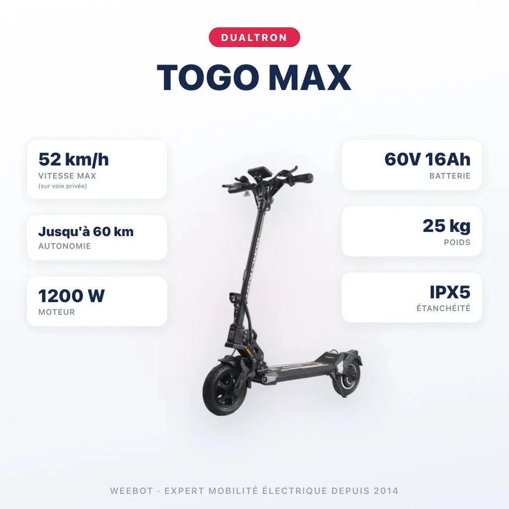 Trottinette Électrique Dualtron Togo Max - Weebot