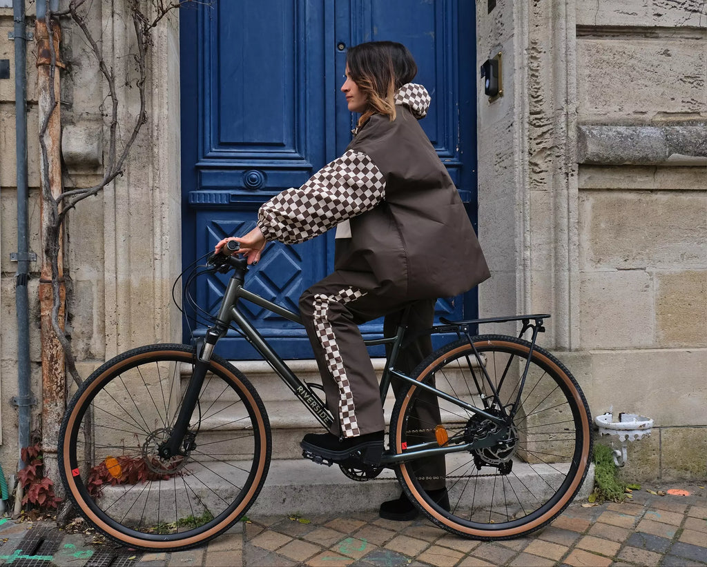 Pantalon de pluie Damiers kaki