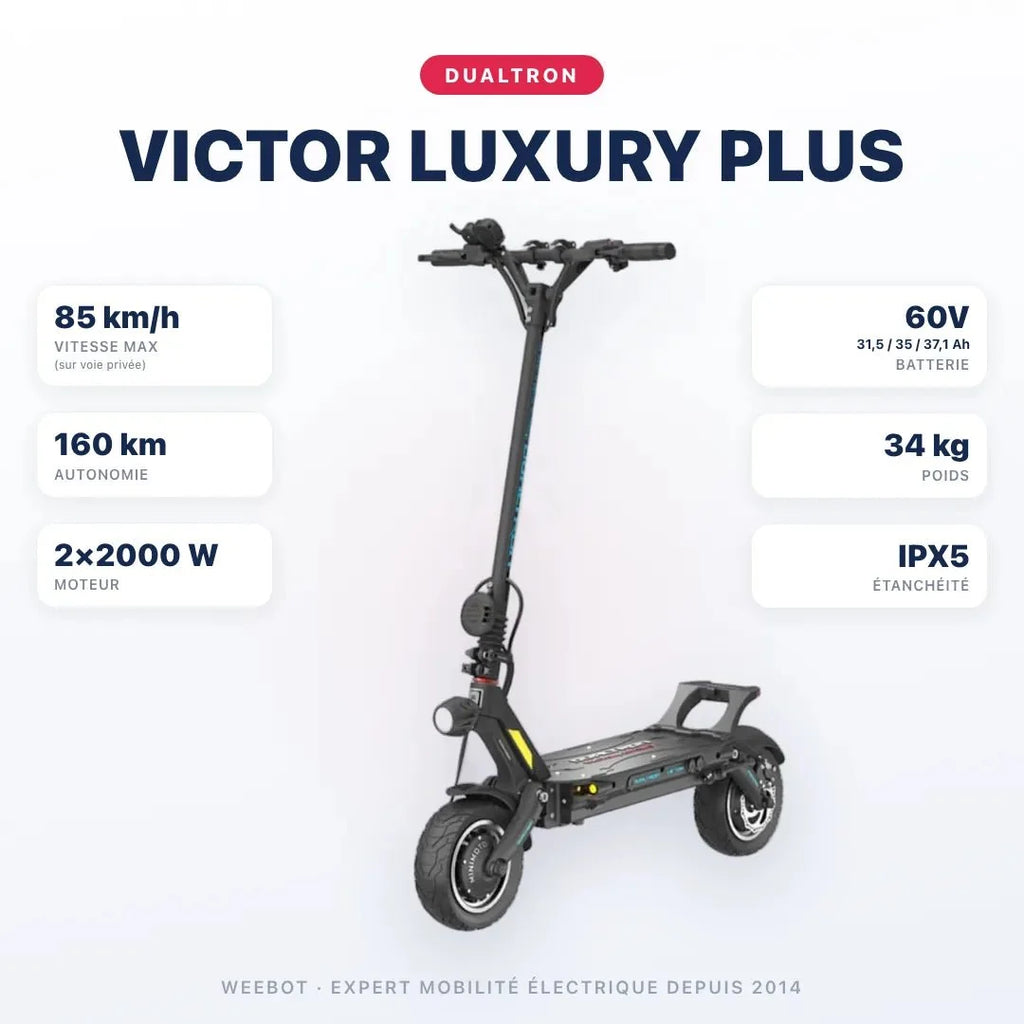 Trottinette Électrique Dualtron Victor Luxury Plus - Weebot