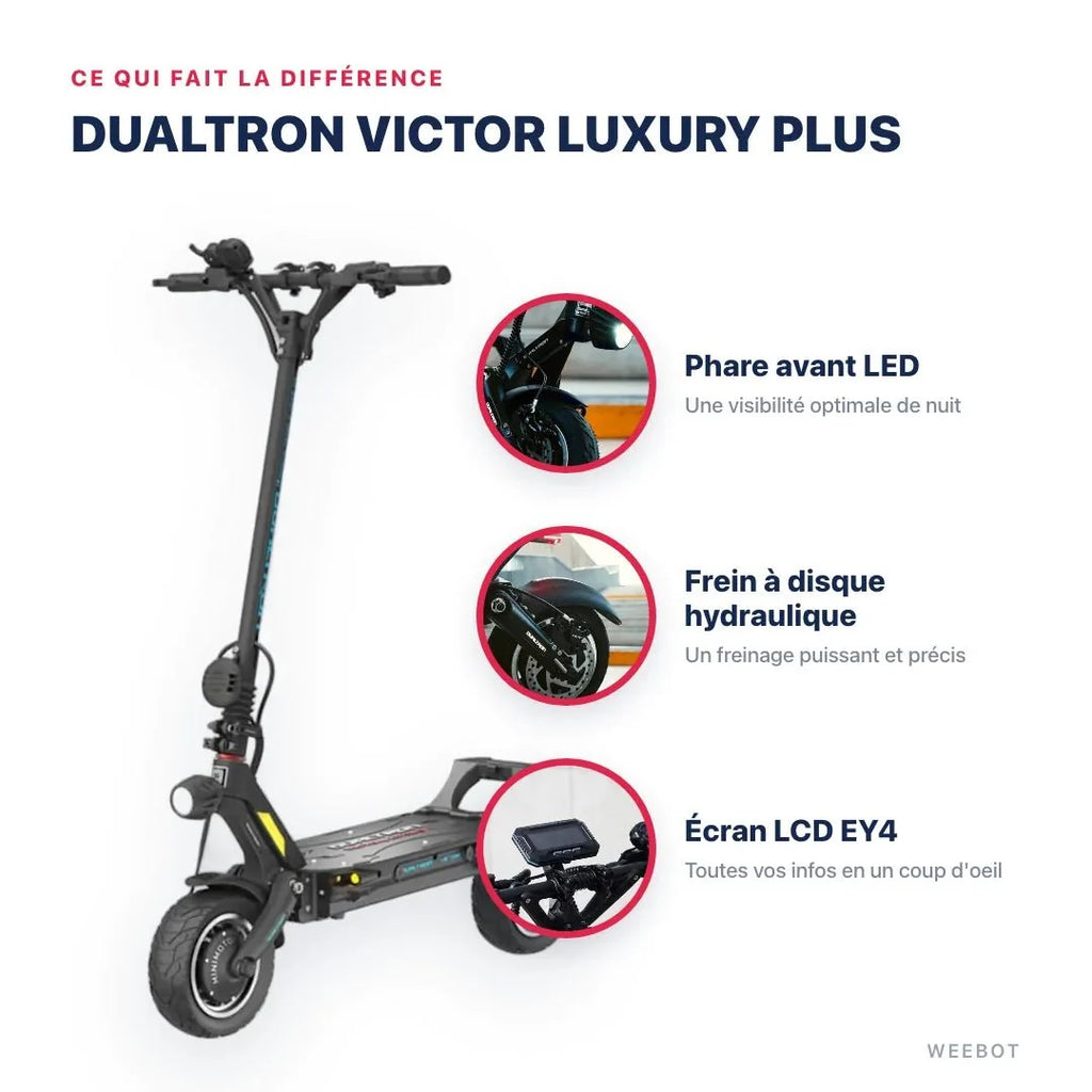 Trottinette Électrique Dualtron Victor Luxury Plus - Weebot