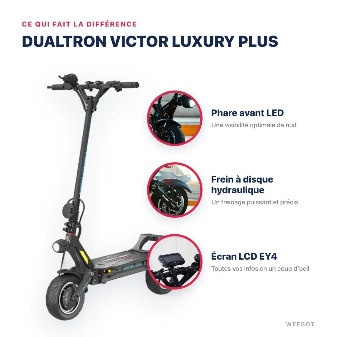 Trottinette Électrique Dualtron Victor Luxury Plus - Weebot