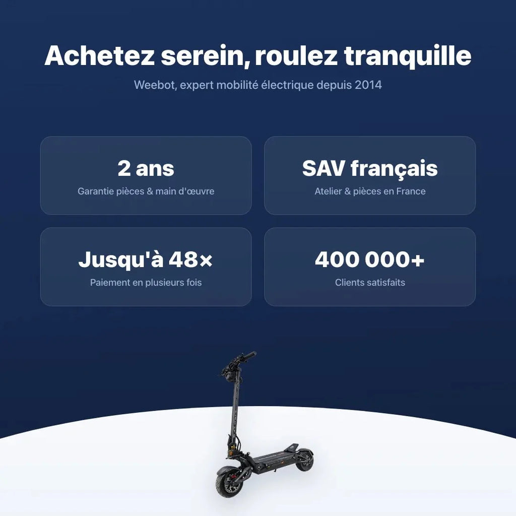 Trottinette Électrique Teverun Fighter Supreme Ultra V2 2026 - Weebot