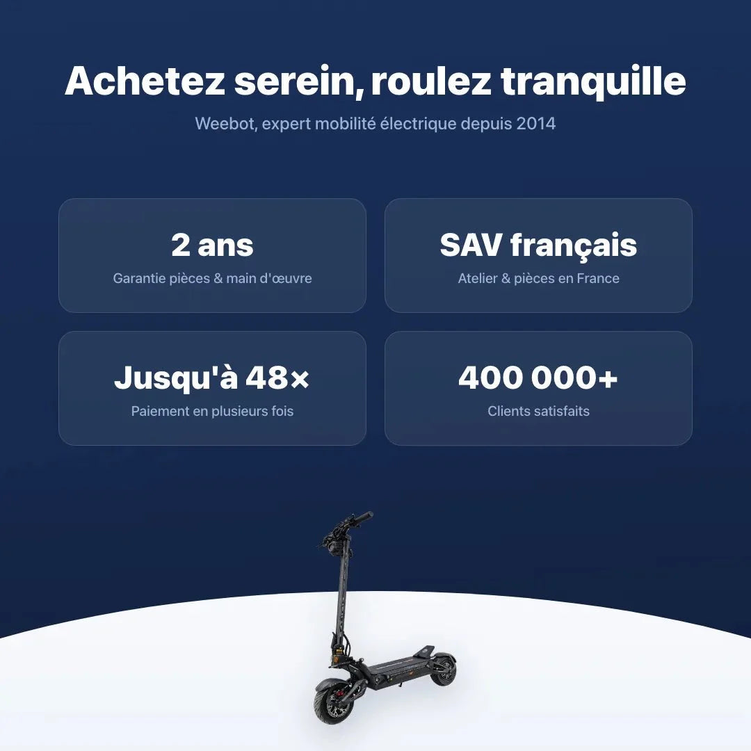 Trottinette Électrique Teverun Fighter Supreme Ultra V2 2026 - Weebot