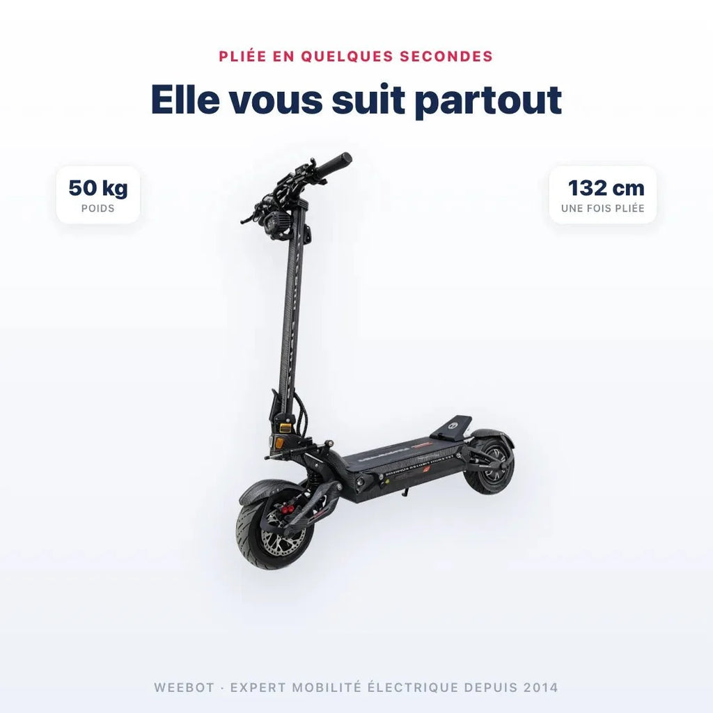 Trottinette Électrique Teverun Fighter Supreme Ultra V2 2026 - Weebot