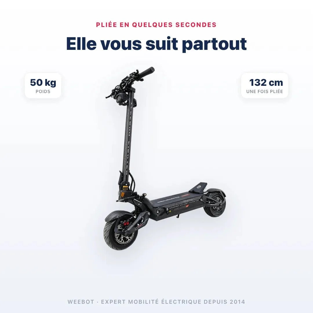 Trottinette Électrique Teverun Fighter Supreme Ultra V2 2026 - Weebot
