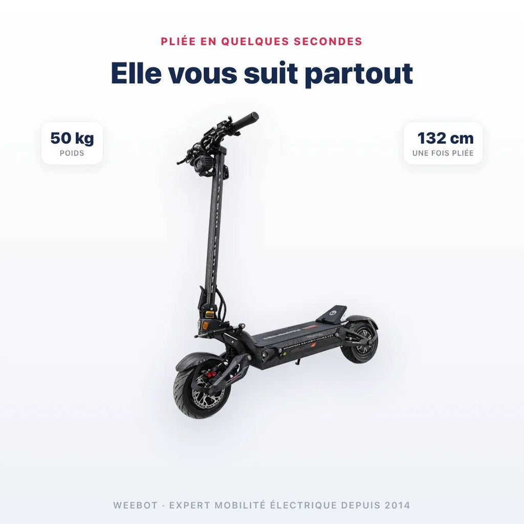 Trottinette Électrique Teverun Fighter Supreme Ultra V2 2026 - Weebot