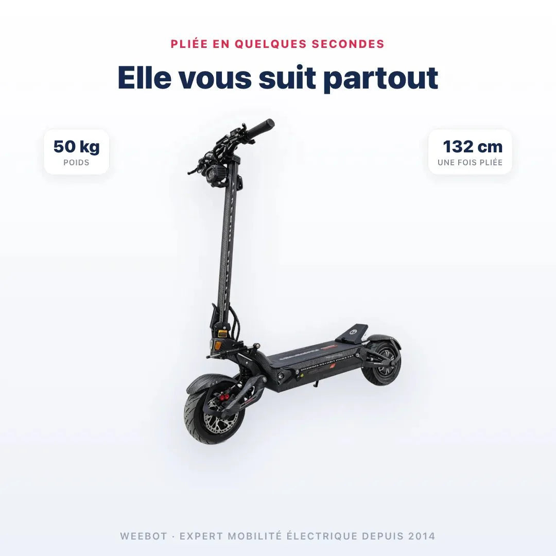 Trottinette Électrique Teverun Fighter Supreme Ultra V2 2026 - Weebot