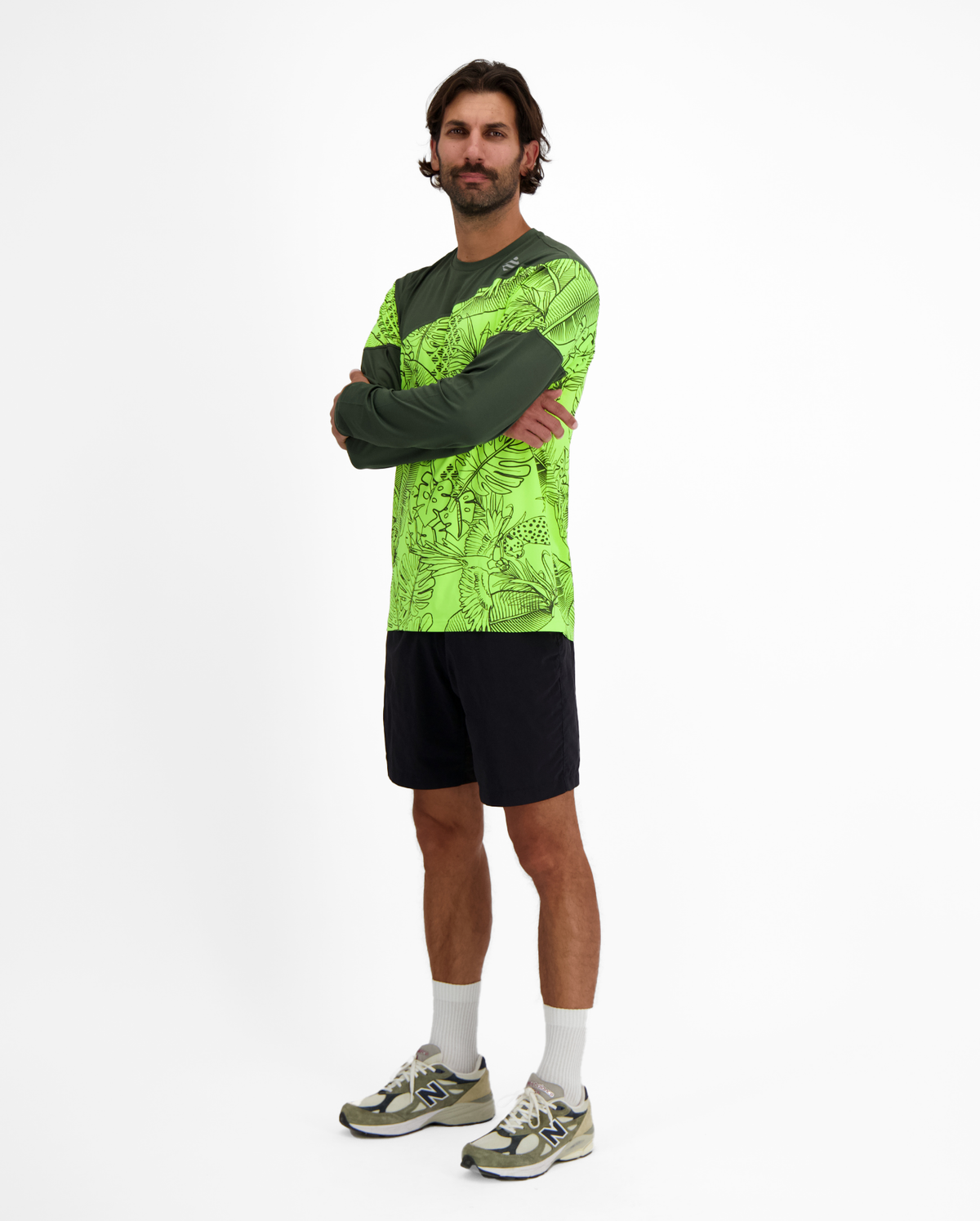 T-shirt ultra respirant manches longues Aerotech motif